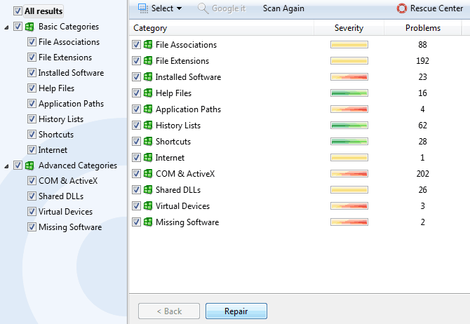 avg registry cleaner