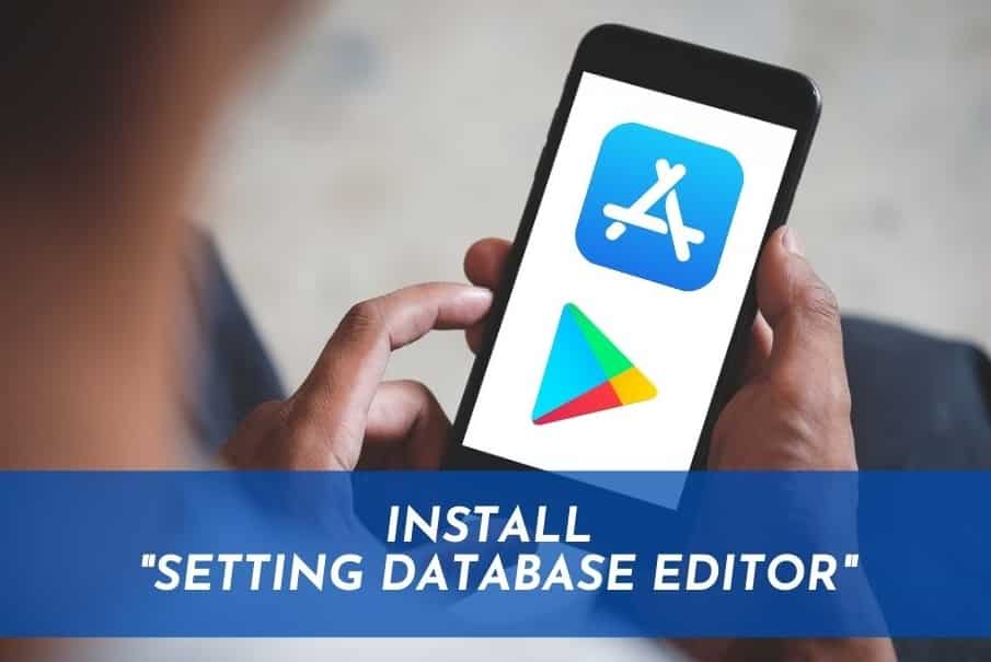 Install Setting Database Editor