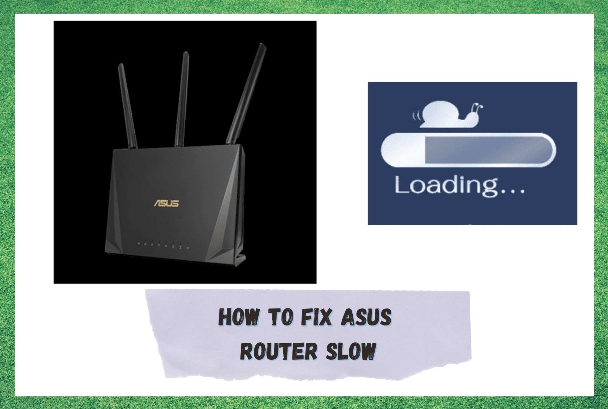 asus router slow