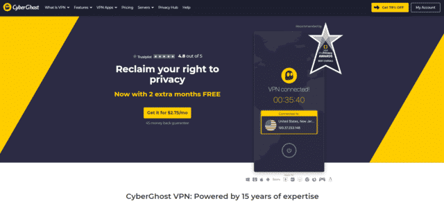 cyberghost best malaysia vpn for china