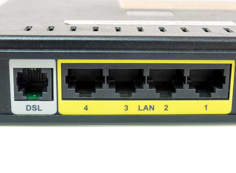 a DSL cable-port logic