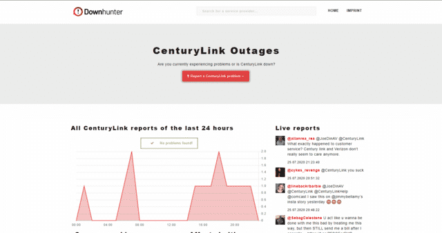 century link internet outage downhunter