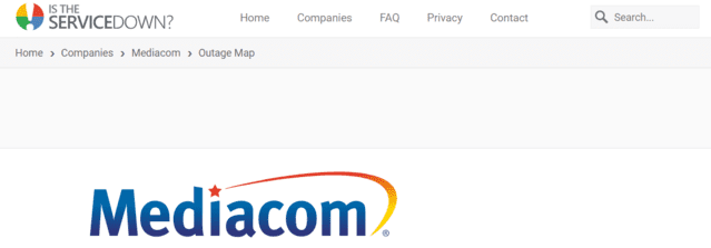istheservicedown mediacom internet outage