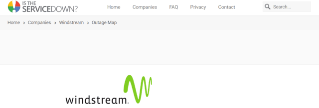 istheservicedown windstream internet outage