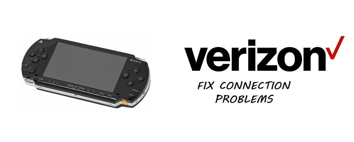 verizon psp connection problem