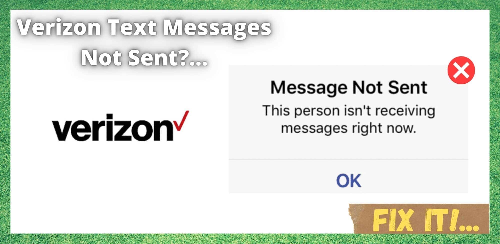 Verizon Text Messages Not Sending (8 Ways To Fix) Access Gu