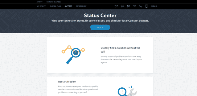 Xfinity Status Center Outage Map 8 Websites To Check The Xfinity Internet Outage - Internet Access Guide