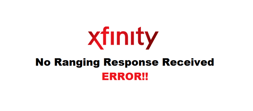 xfinity no ranging response received