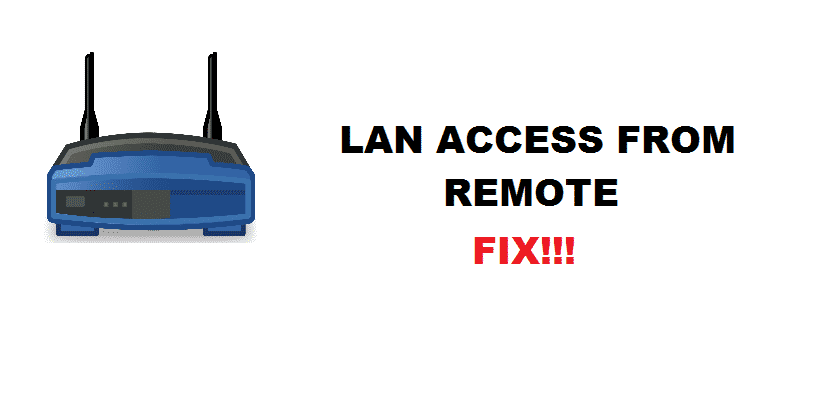 lan access from remote