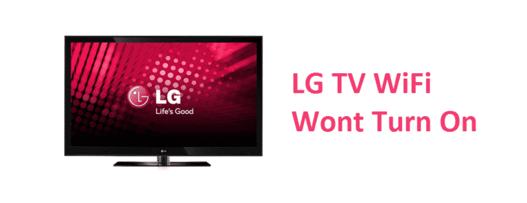 lg tv wont connect to wifi