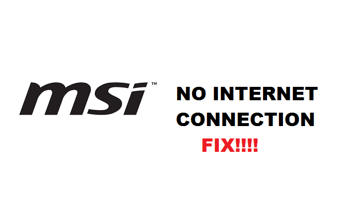 msi live update no internet connection