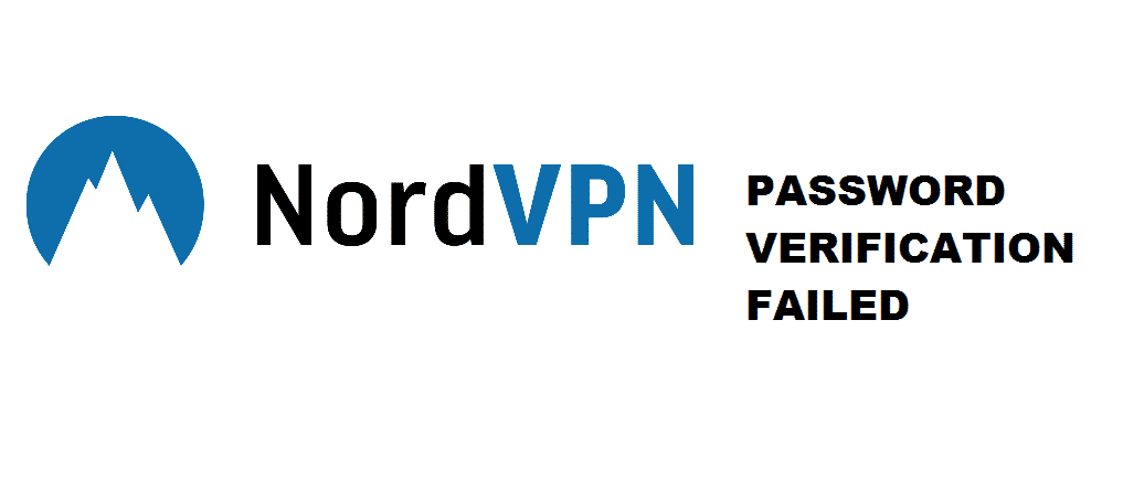 nordvpn password verification failed