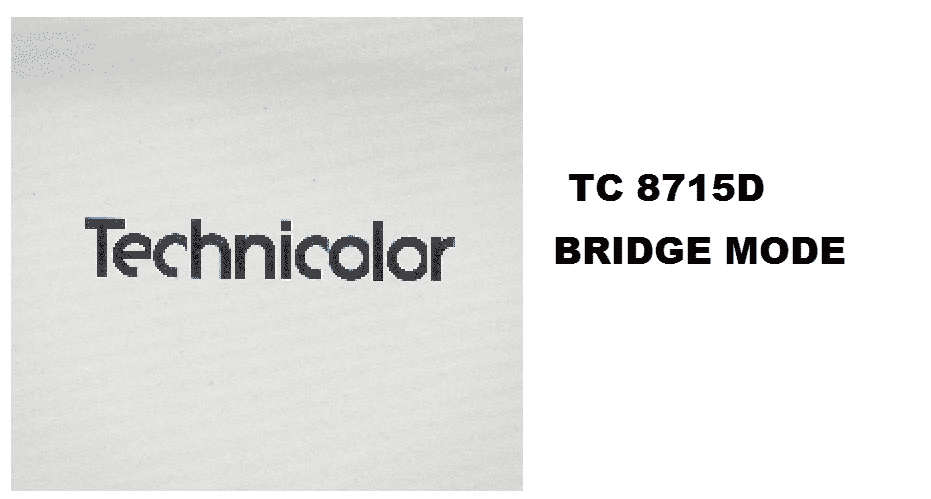 technicolor router login tc8715d