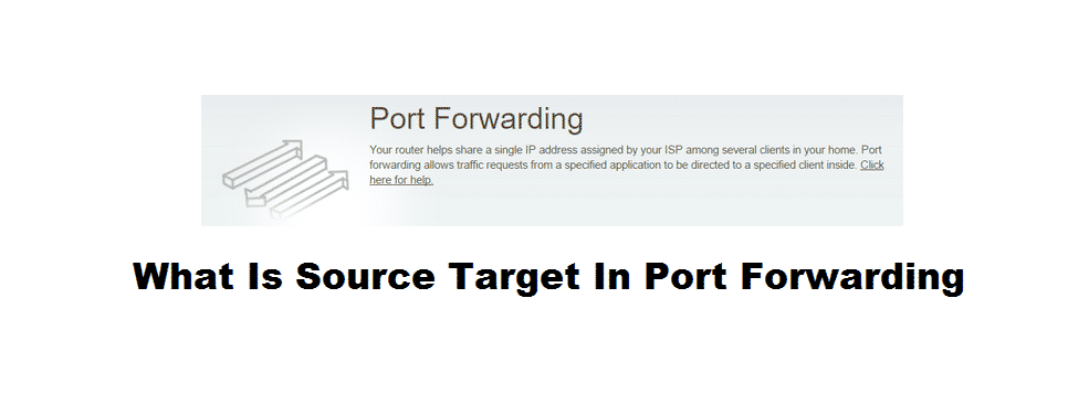 what is source target in port forwarding