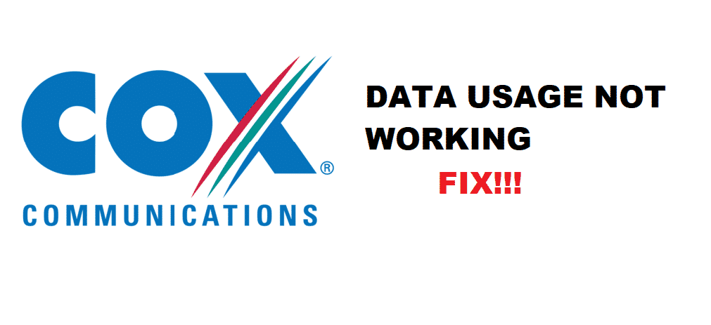 Cox Data Usage Meter Not Working