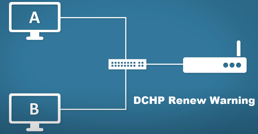 dhcp renew warning