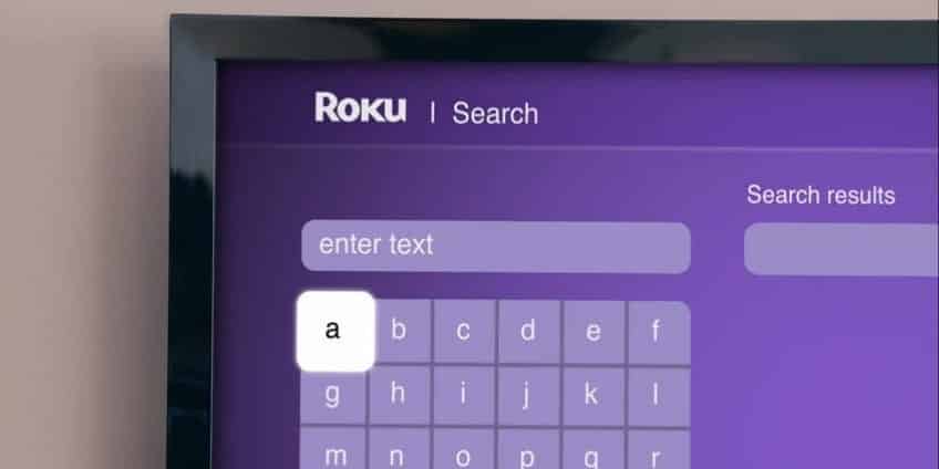 roku app keyboard not working