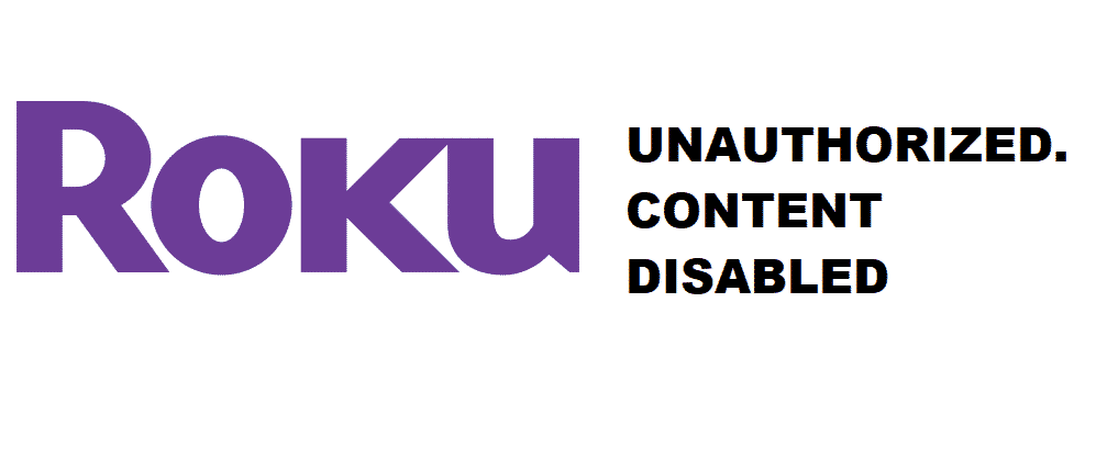 roku hdcp unauthorised.content disabled