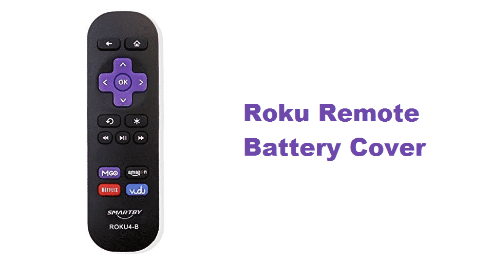 roku remote battery cover