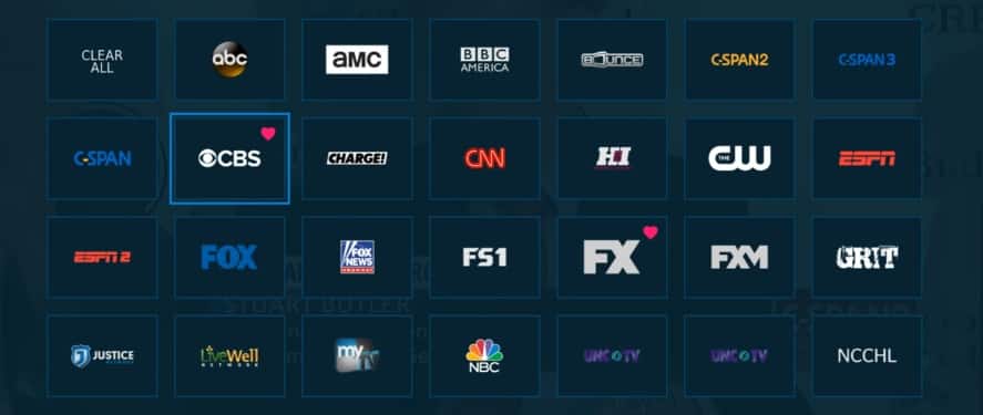 charter spectrum gold package tv channels list