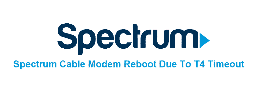 spectrum cable modem reboot due to t4 timeout