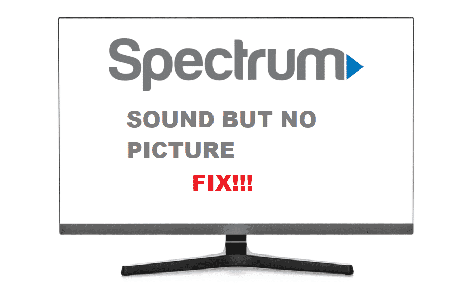 spectrum sound but no picture
