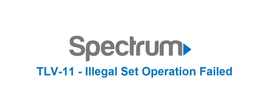 spectrum tlv-11 - illegal set operation failed