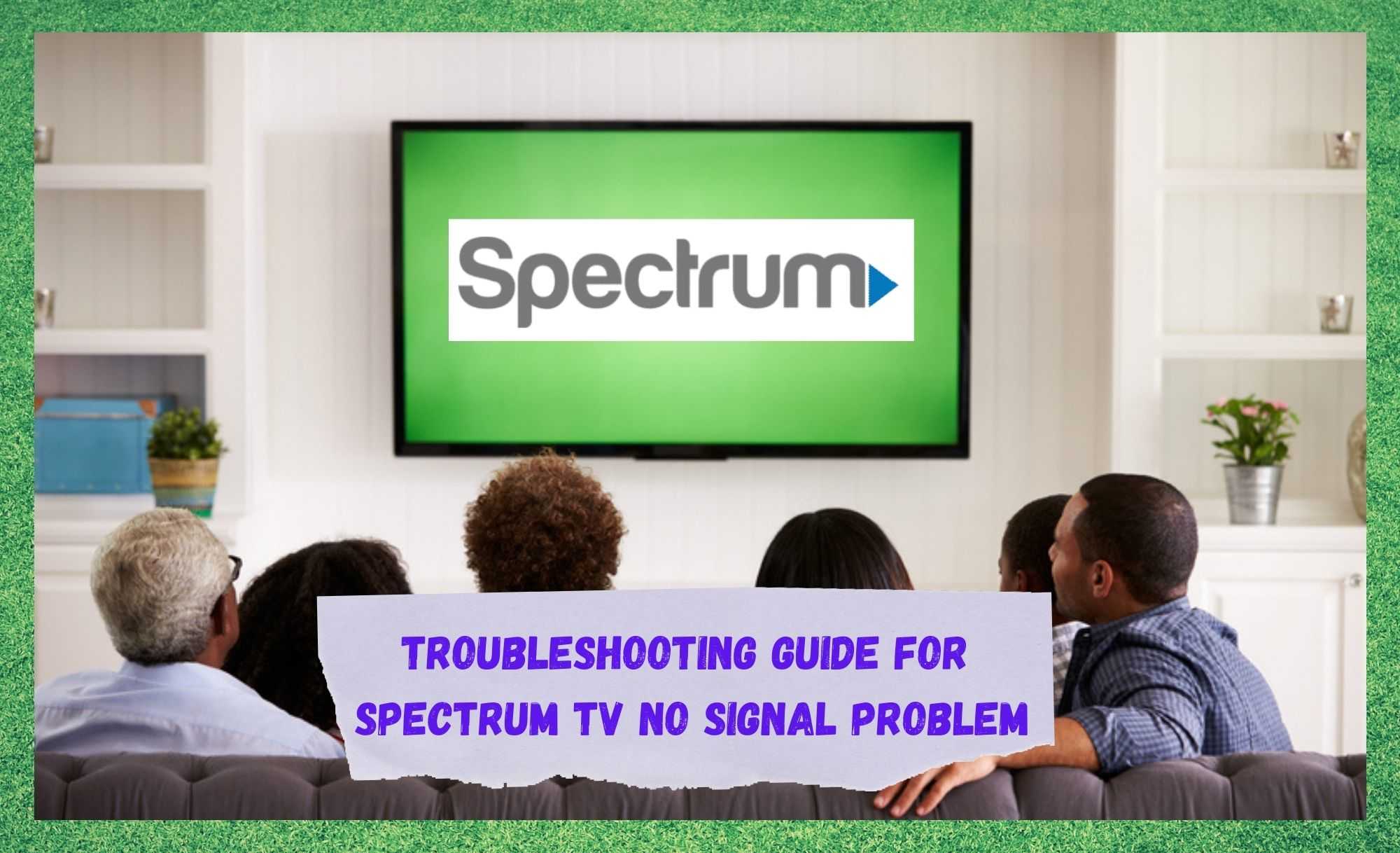 spectrum tv no signal