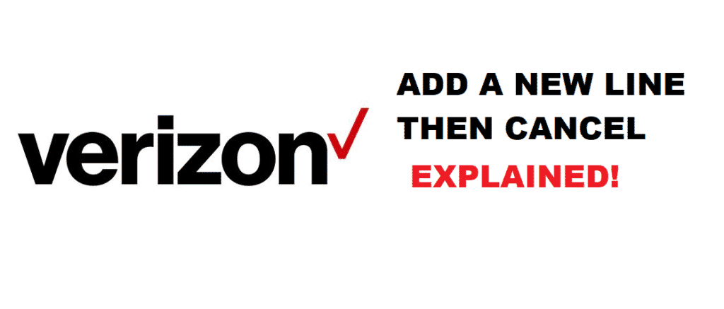 Verizon cancel then line add internet access guide explained method