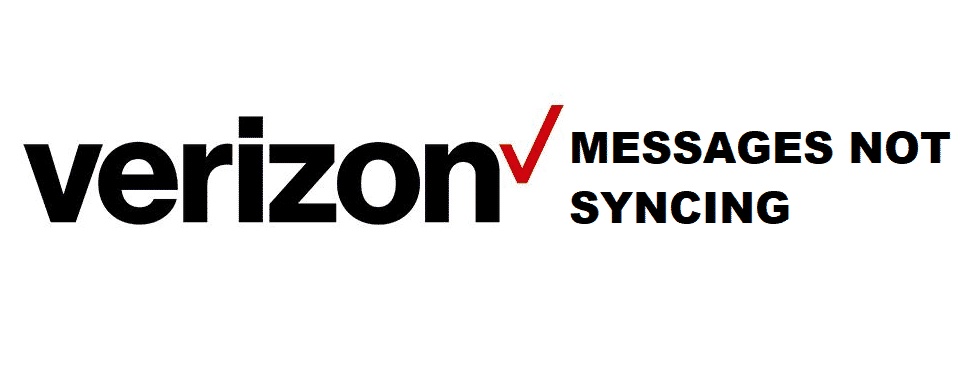verizon messages not syncing