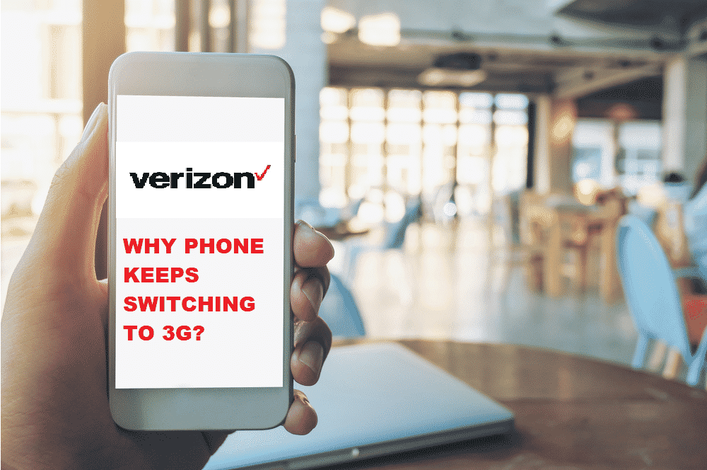 why does my verizon phone say no internet connection