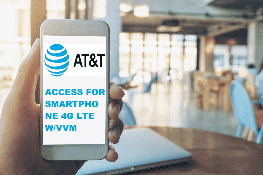 att access for smartphone 4g lte w/ vvm
