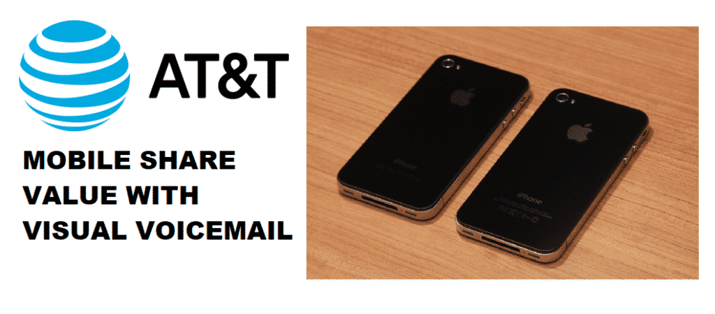 att mobile share value iphone with visual voicemail