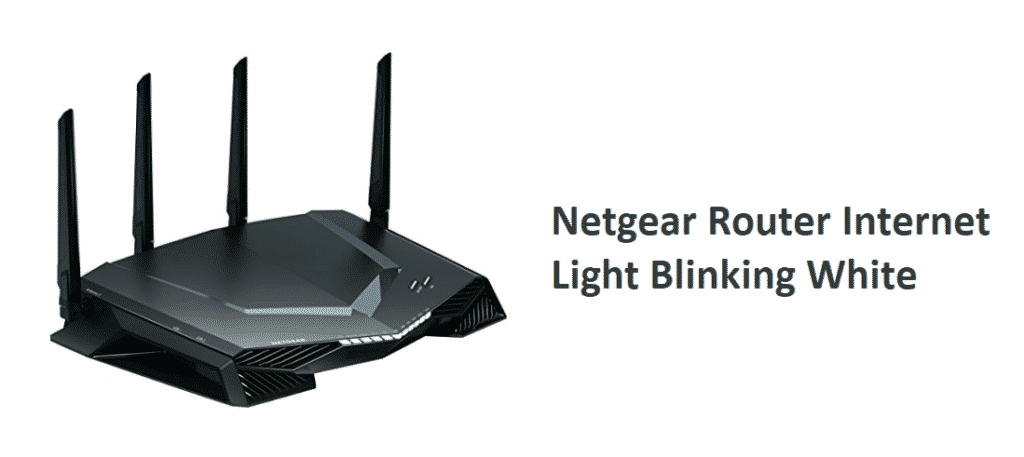 netgear router internet light blinking white