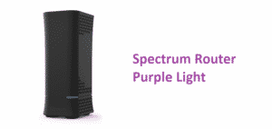 spectrum router red light no internet