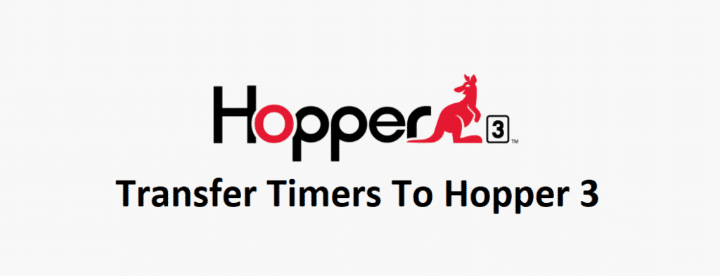 transfer timers to hopper 3