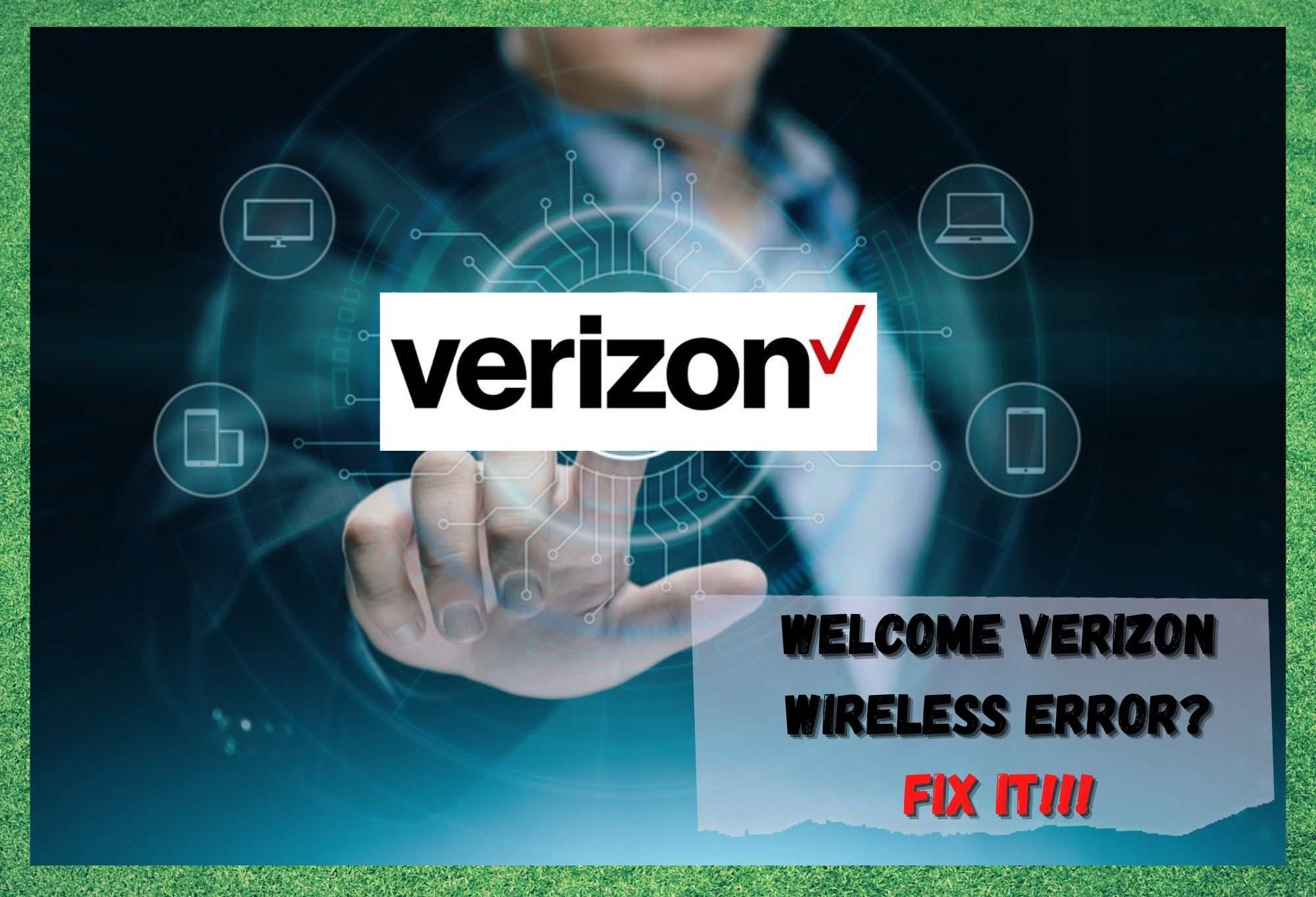 welcome to verizon wireless error