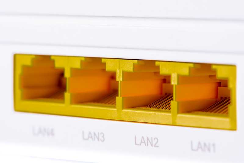Ethernet ports are the components responsible for establishing connection