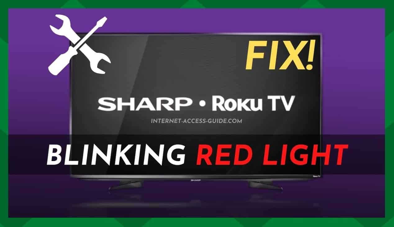 Sharp Roku TV Blinking Red Light