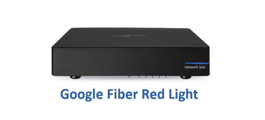 google fiber red light