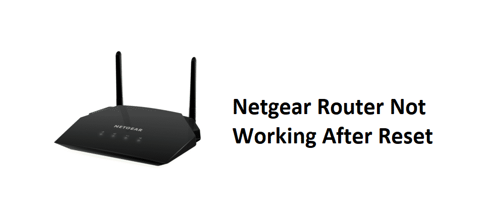 netgear genie router login not working