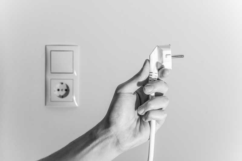 unplug power and let it rest for some minutes