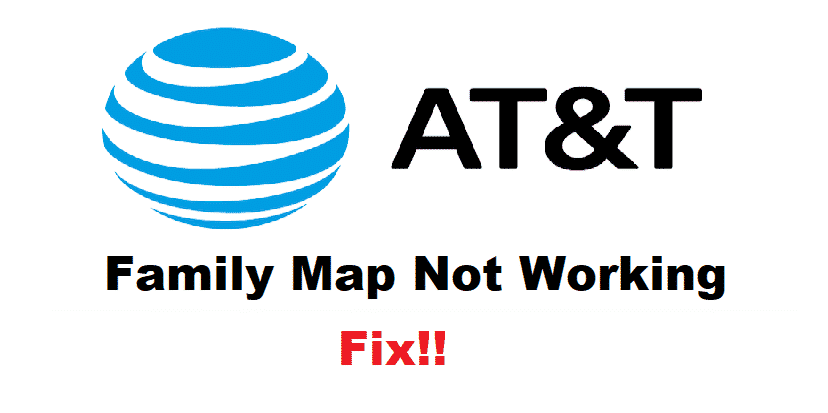 att family map not working