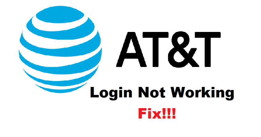 at&t login not working