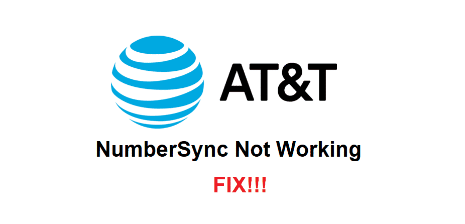 att numbersync not working