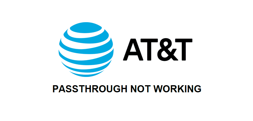 att passthrough not working