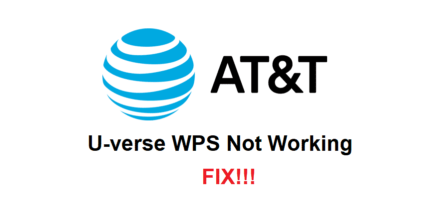 att u verse wps not working