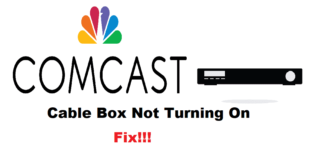 comcast cable box not turning on