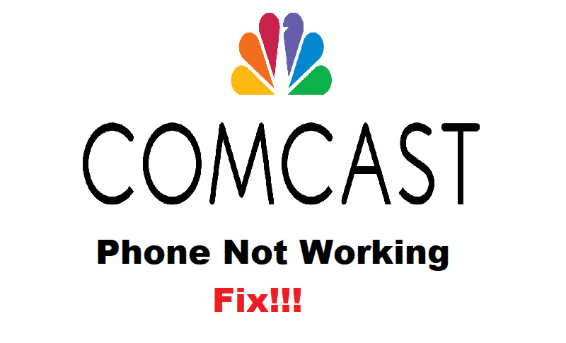 comcast phone not working