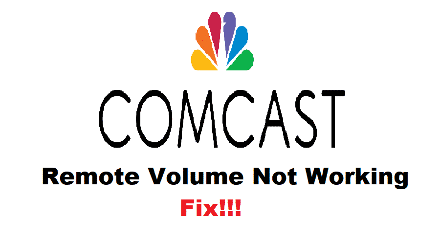 comcast remote volume not working